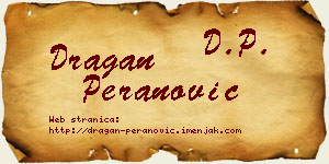 Dragan Peranović vizit kartica